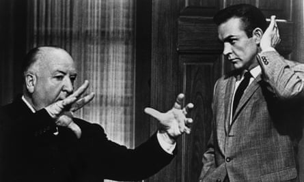 Connery and Alfred Hitchcock