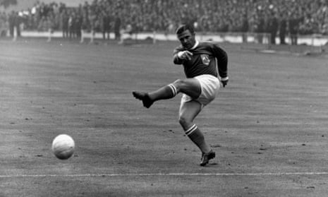Ferenc Puskas scored all three of his team’s goals during the charity match organised by Bankfield House