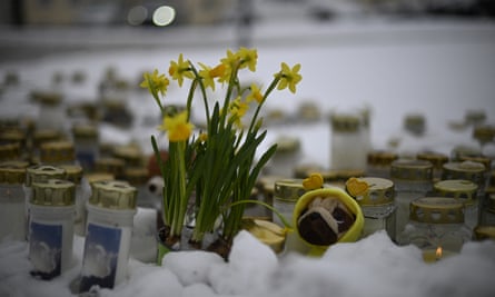 Candles and flowers