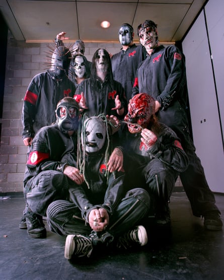 Slipknot pictured in 2002.