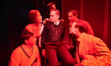 Gary Tushaw, centre, as Benjamin Britten and company in Turning the Screw.