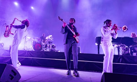 Ezra Collective at the Royal Albert Hall, London, in 2023.