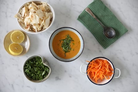 The Sharkouk sisters’ red lentil soup