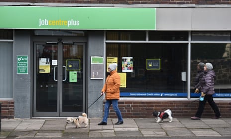 A Jobcentre Plus office in Tunstall, England.