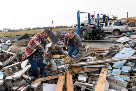 In an instant, a Kentucky factory destroyed, dozens of employees