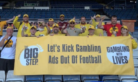 Campaigners from The Big Step at Luton’s Kenilworth Road stadium.