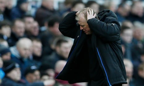 Steve McClaren can barely bring himself to watch as his side slide to yet another defeat against Bournemouth.