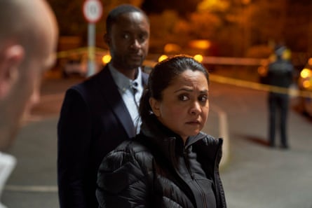Parminder Nagra as DI Ray and Peter Bankole as DS Kwesi Edmund.