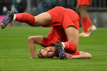 It was a rare quiet day for Harry Kane, who failed to score for Bayern.