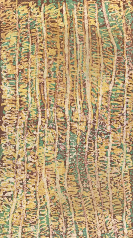 ‘The boss of batik’ Untitled 1977 by Emily Kam Kngwarray.
