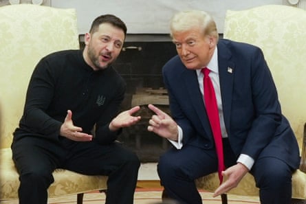 Zelenskyy and Trump talking