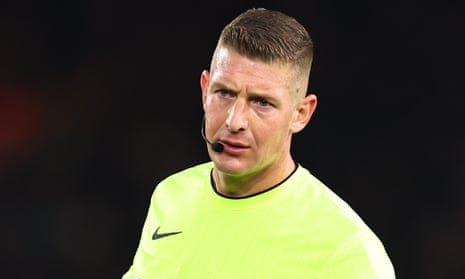 Robert Jones leads the team of match officials at St Mary’s this evening.