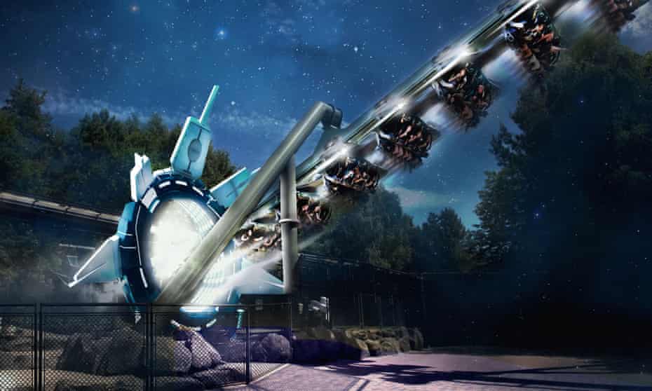 Alton Towers is to open the Galactica ride in April.