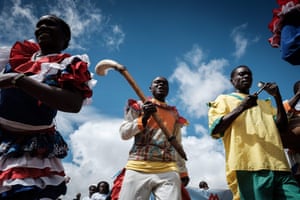 Nairobi, KenyaParticipants perform during the Labour Day Parade