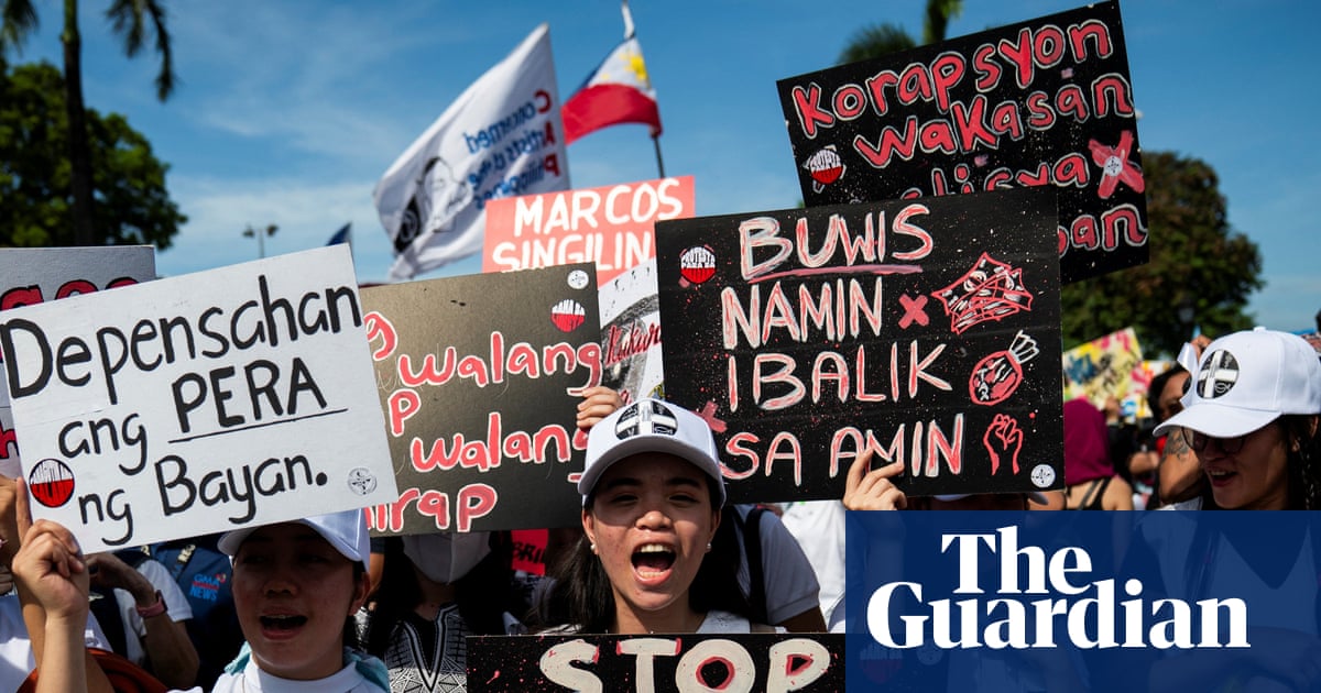 Protesters flood streets of Philippines over state corruption
