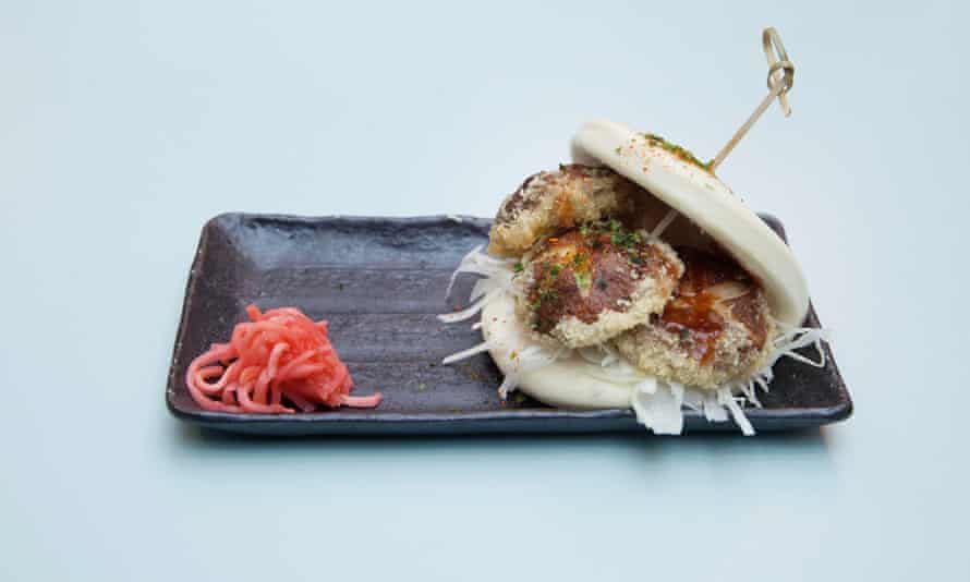 Kibou’s mushroom tempura bao: ‘It sounded delicious on the menu.’