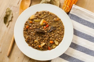 Lentil and vegetable stew