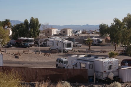 outside an RV park