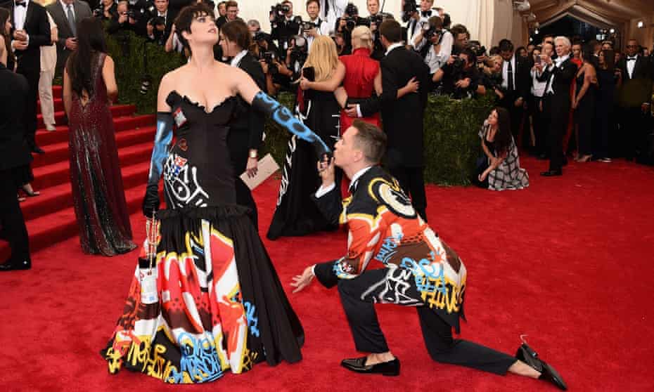 Katy Perry and Jeremy Scott attend the China: Through The Looking Glass Gala at the Metropolitan Museum of Art in May 2015