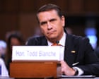 Trump defends $1.8bn slush fund that is holding up Todd Blanche confirmation