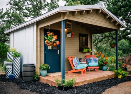 A village of tiny homes ranging from prefab houses, to RVs and canvas-sided homes in Austin, Texas. It’s run by Mobile Loaves &amp; Fishes, a local charity targeting homelessness