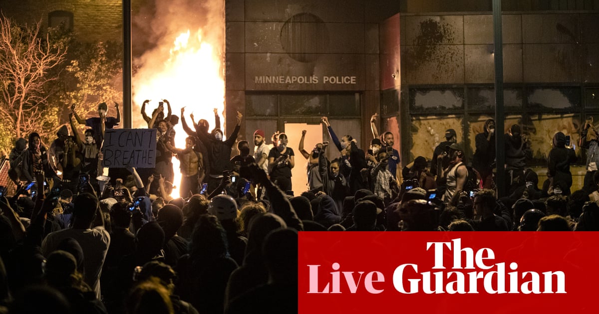 George Floyd Killing Journalist Arrested While Reporting On Minneapolis Protest Trump Calls Protesters Thugs As It Happened Us News The Guardian