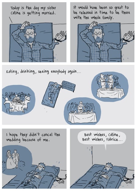 A page from Hostage by Guy Delisle.