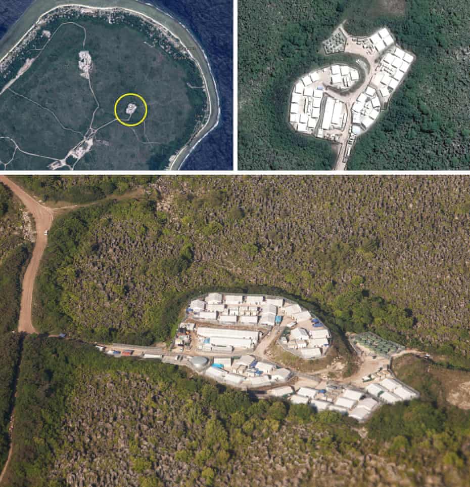 Picture shows one of the asylum seeker detention facilities on Nauru.