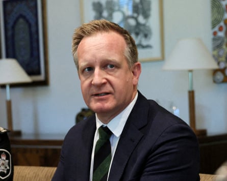 Victorian police minister Paul Edbrooke