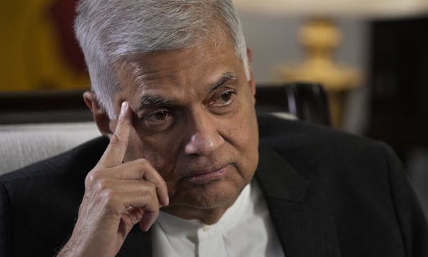 Ranil Wickremesinghe, Sri Lanka’s acting president.