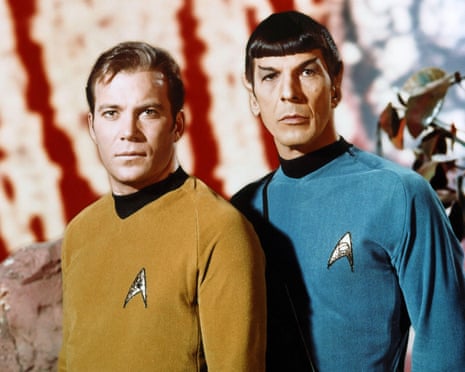 William Shatner and Leonard Nimoy in Star Trek
