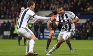 Salomon Rondon celebrates scoring the opening goal.