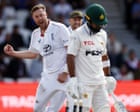 England v Pakistan: first men’s cricket Test, day one – live