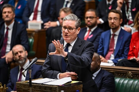 Starmer in the Commons