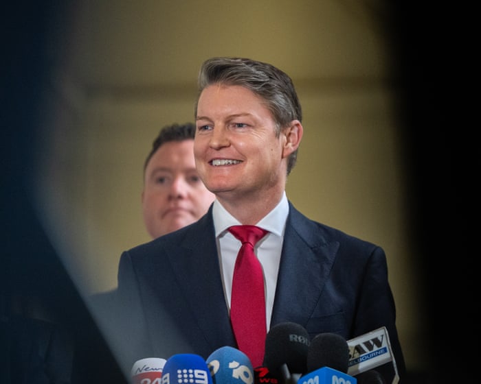Australia news live: Ben Carroll grilled about involvement in Victorian leadership spill — image supplied by The Guardian World's feed