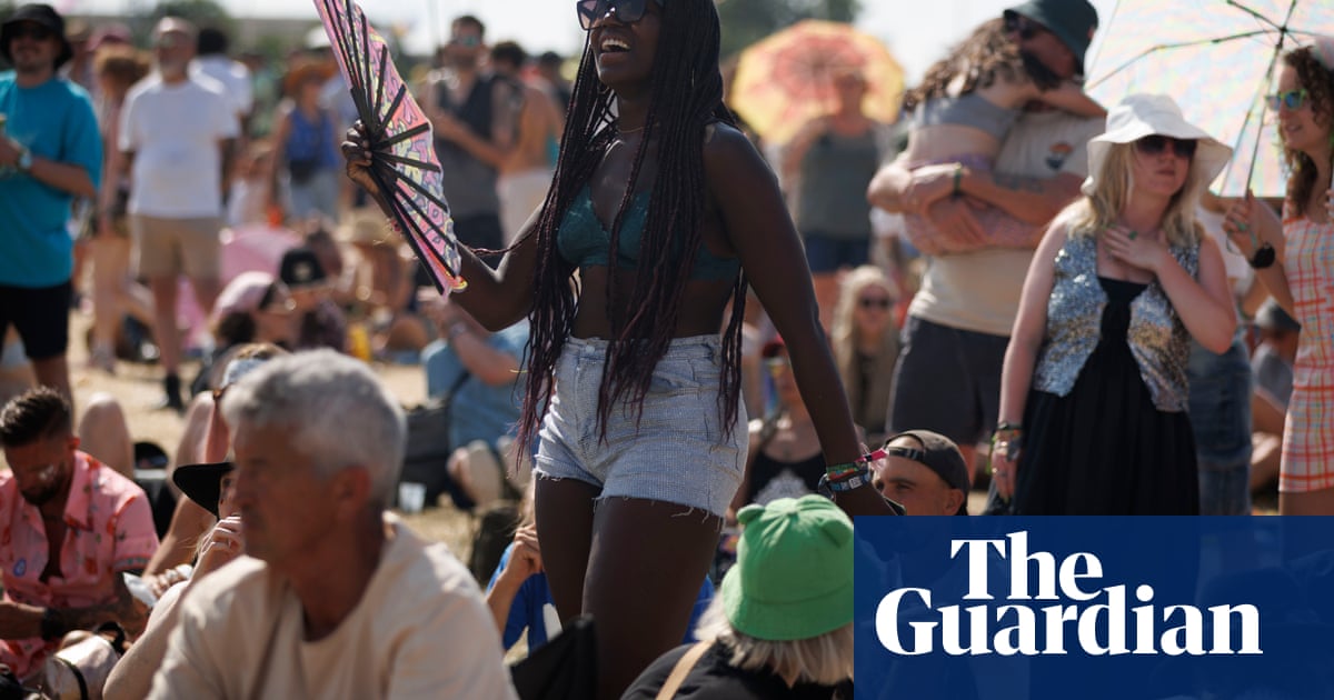 Sing along with the common people: Saturday at Glastonbury with Raye, Pulp and pop punters  photo essay