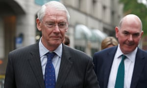 Martin Moore-Bick, chair of the Grenfell Tower inquiry (left), and Mark Fisher, its director general.