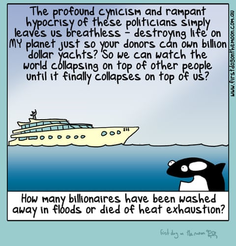 A glacier collapsed in Nepal but now is not the time to talk about climate change apparently, panel 3