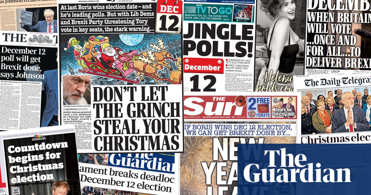 Jingle polls: how the papers covered Johnsons December election