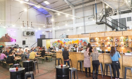 A bar at Baltic Market.