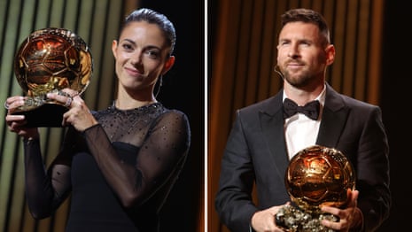 Ballon d'Or 2023: Lionel Messi and Aitana Bonmati announce the winners - video