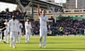 Stuart Broad waves to the crowd after the fifth Ashes Test