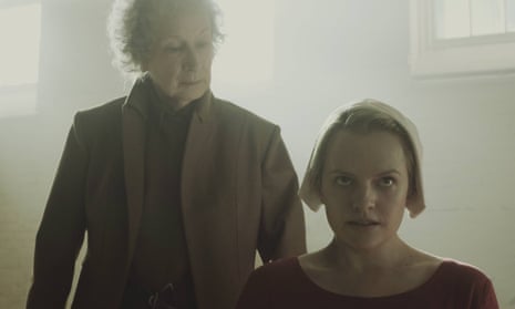 Margaret Atwood in her cameo in The Handmaid’s Tale