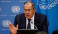 Russia's foreign minister, Sergei Lavrov