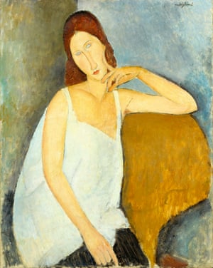 Modigliani’s painting of his lover Jeanne Hébuterne.