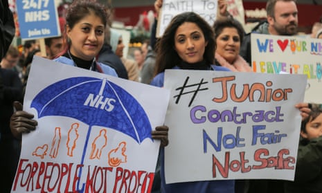 Junior doctors protest in Birmingham