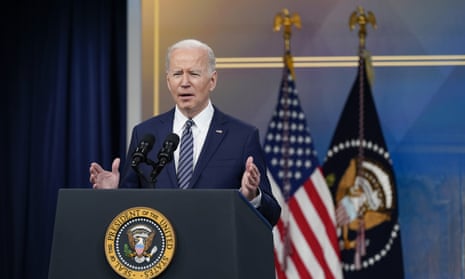 Biden makes his announcement at the White House.