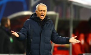 José Mourinho watches on helplessly as Spurs exited with a whimper.