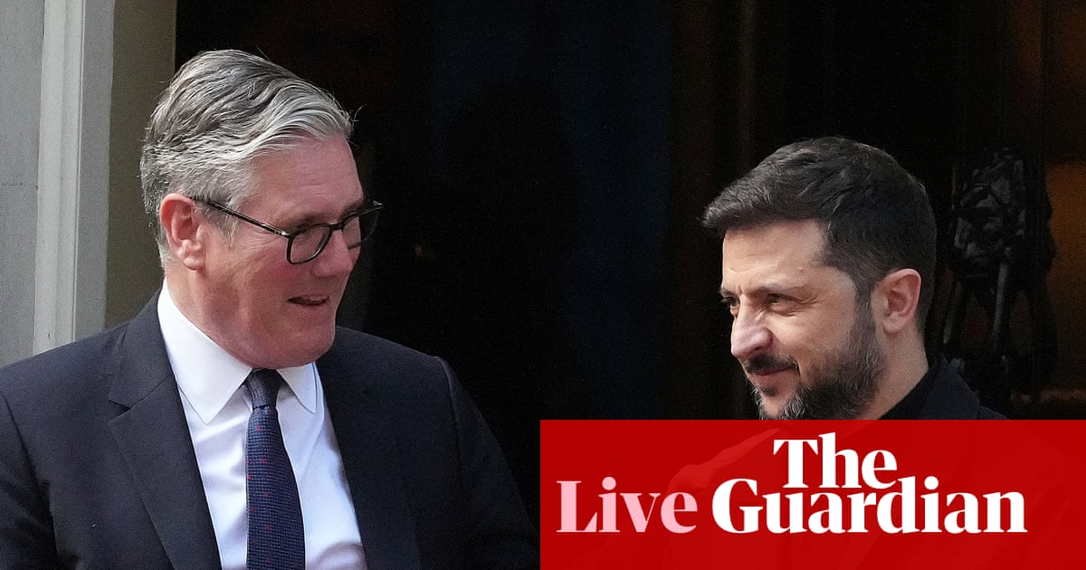 Keir Starmer to host Volodymyr Zelenskyy at Downing Street UK politics live
