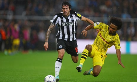 Sandro Tonali out of Newcastle game after Fifa confirms worldwide ban | Newcastle United | The Guardian